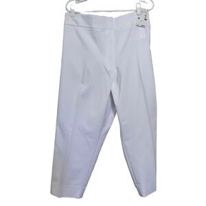 Michael Kors White Plus Size Stretch Straight Leg Slit Hem Sz 22W-NWT